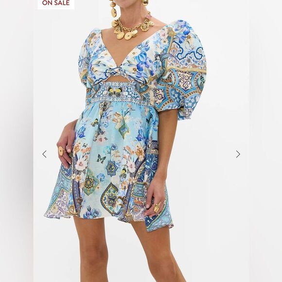 6 NWOT CAMILLA Puff Sleeve Mini Dress
Al Manial Palace Memoirs SMALL - Picture 6 of 11